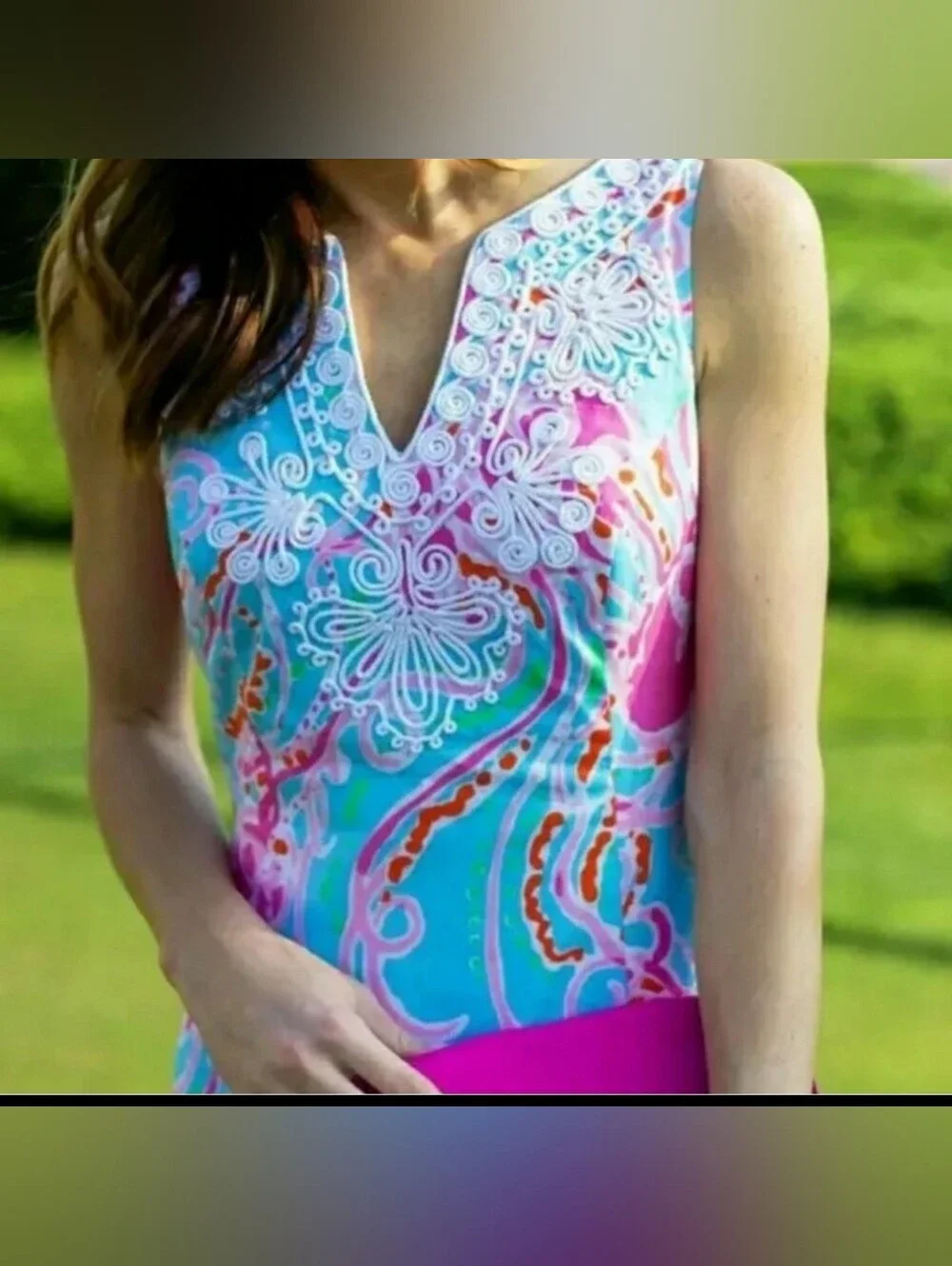Lilly Pulitzer Jellies Be Jamming Gabby Shift Dress Size 4.